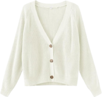 Ahh, this one is my favorite! A cardigan should always be part of your spring wardrobe. What makes it unique is that it can be worn alone or with a tank top or a white tee shirt, whether you want to keep the button open or closed. You can match it with a skirt, jeans, shorts, or dresses.