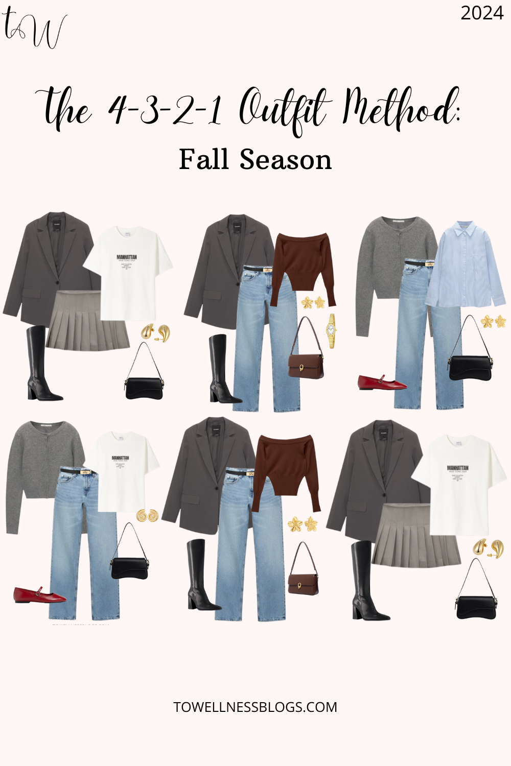 The 4-3-2-1 Outfit Method: Fall Season